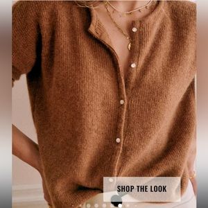 Sézane Gaspard cardigan Camel XS but fits S
